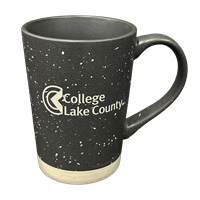 CLC Earthstone Etched Coffee Mug Black