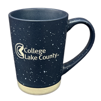 CLC Earthstone Etched Coffee Mug Cobalt