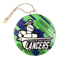 CLC Lancers Round Elevated Ornament