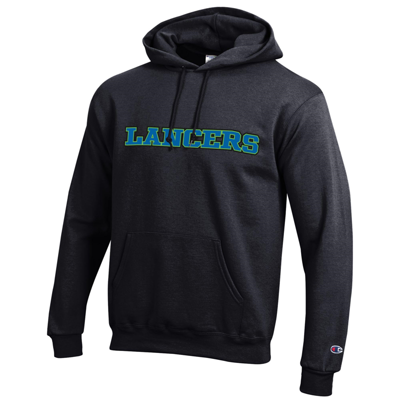 Lancers Champion Chenille Hoodie College of Lake County Bookstore